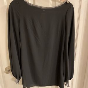 Kardashian Kollection Black long sleeved tunic